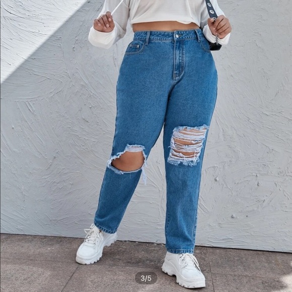 SHEIN | Jeans | Shein Plus Size High 